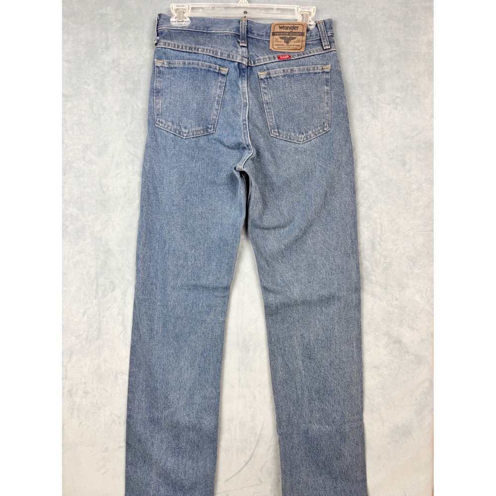 Wrangler Premium Quality Straight Leg Jeans Medium Wash 29x34 1096501DS